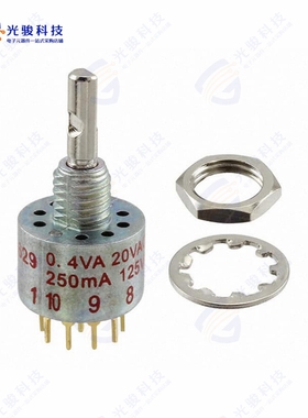 MA05L1NCGD 《SWITCH ROTARY 5POS 250MA 125V》