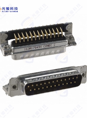 163A17549X《CONN D-SUB PLUG 25POS R/A SLDR》