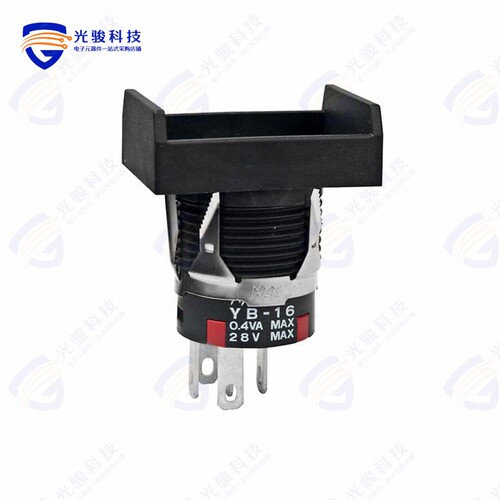 YB16NKG01 《SWITCH PUSH SPDT 0.4VA 28V》