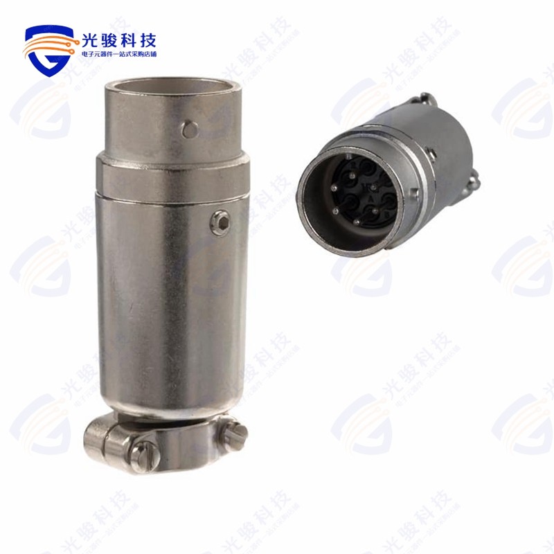 RM12BJB-6PH《CONN JACK MALE 6P SILV SLDR CUP》