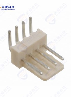 61900419521《CONN HEADER R/A 4POS 2.54MM》