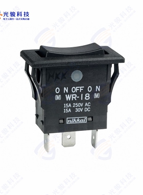 WR18AFN 《SWITCH ROCKER SPDT 15A 125V》