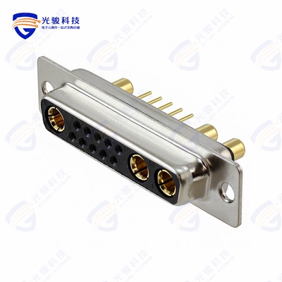 681M13W3203L001《CONN D-SUB RCPT 13P PNL MNT SLDR》