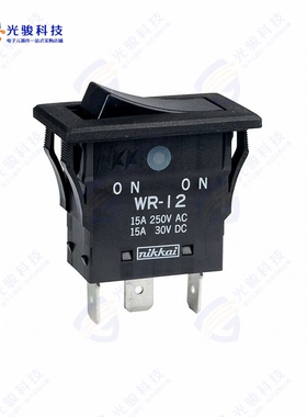 WR12AFN 《SWITCH ROCKER SPDT 15A 125V》