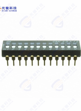 SDA12H0BD 《SWITCH SLIDE DIP SPST 25MA 24V》