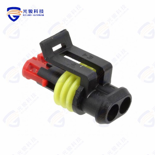 282080-1《CONN PLUG 2POS 1.5 SERIES BLACK》