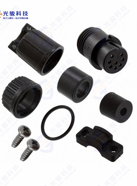 3282-8SG-530《CONN PLUG FMALE 8P GOLD SLDR CUP》