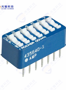 5435640-1 《SWITCH ROCKER DIP SPST 60MA 5V》