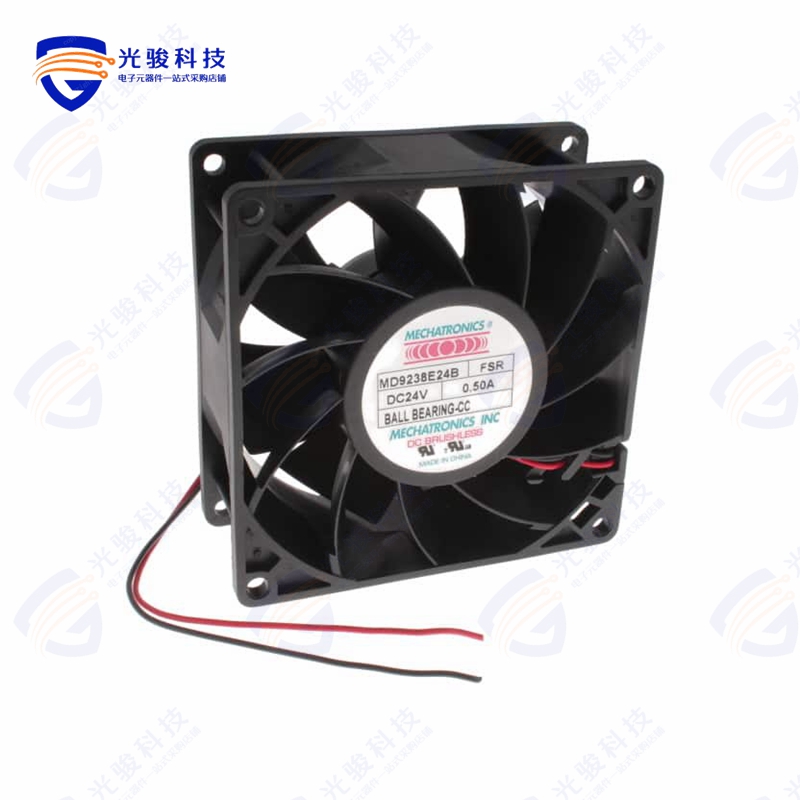 MD9238E24B-FSR-CC-L10《FAN AXIAL 92X38MM 24VDC WIRE》