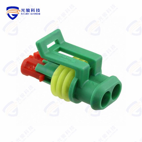 282080-3《CONN PLUG 2POS 1.5 SERIES GREEN》