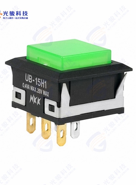 UB15KKG015F-FF 《SWITCH PUSH SPDT 0.4VA 28V》