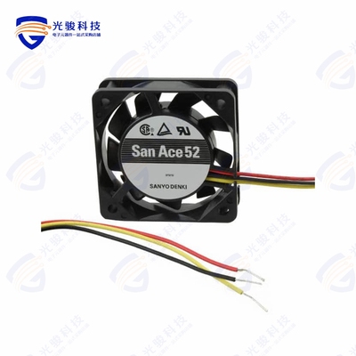 109P0524H7D01《FAN 52X15MM 24VDC LOCK》