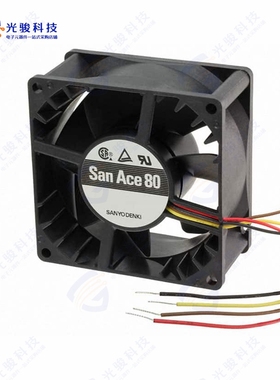 9GV0812P1H031《FAN 80X38MM 12VDC VANE RBLS》