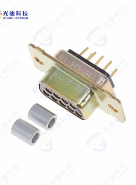 1757828-1《CONN D-SUB RCPT 9POS VERT SLDR》