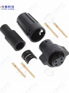 W6280-4SG-P-528《CONN PLUG FMALE 4POS GOLD CRIMP》
