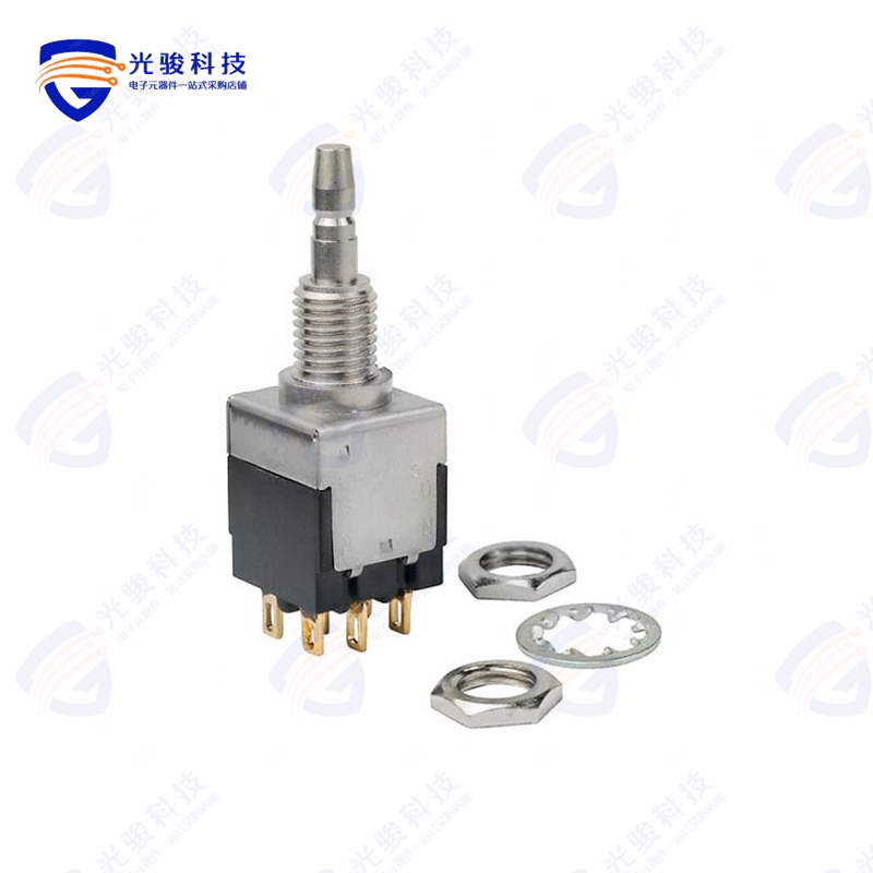 EB2085G-B-J33AFF 《SWITCH PUSH DPDT 0.4VA 28V》