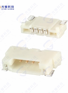DF14-4P-1.25H(54)《CONN HEADER SMD R/A 4POS 1.25MM》