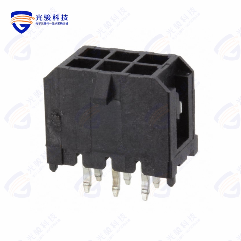 300HBT2V06《CONN HEADER VERT 6POS 3MM》