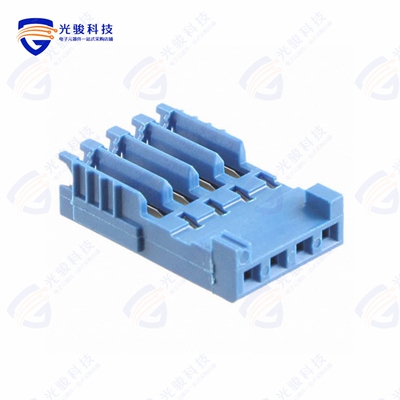 281784-4《CONN PLUG 4POS IDC 24-26AWG GOLD》