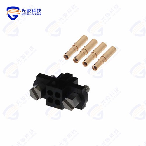 M80-4610442《CONN RCPT 4P CRIMP 24-28AWG GOLD》