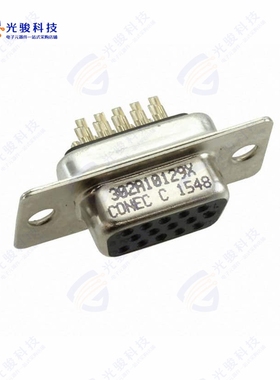 302A10129X《CONN D-SUB HD RCPT 15POS PNL MNT》