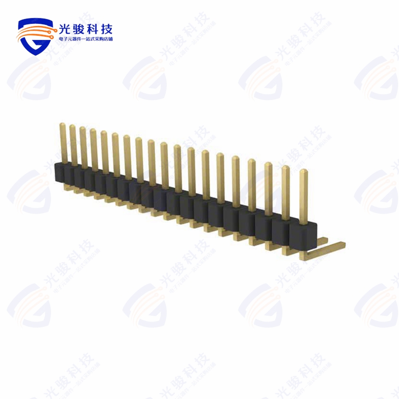 PRPC019SBBN-M71RC《CONN HEADER R/A 19POS 2.54MM》