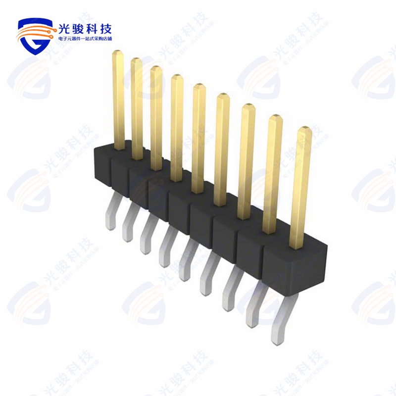 GBC09SGSN-M89《CONN HEADER SMD R/A 9POS 2.54MM》