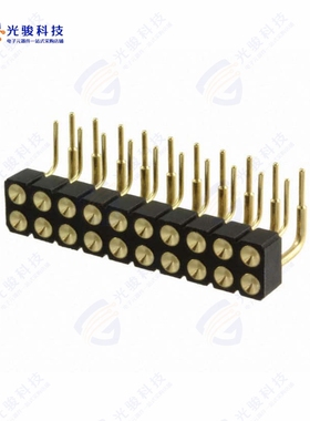 499-10-220-10-007000《CONN SPRING TARGET 20POS R/A PCB》