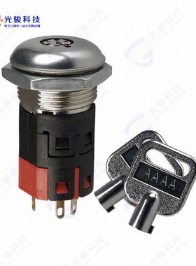 Y101132W203NQ 《SWITCH KEYLOCK 2POS SPDT 4A 125V》