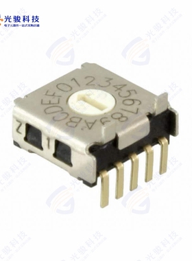 A6KSV-164RF-R100 《SWITCH ROTARY DIP HEX 25MA 24V》