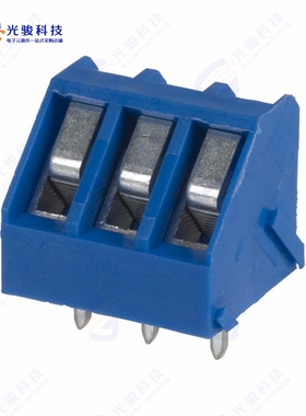 ED300/3《TERM BLOCK 3POS 45DEG 5MM PCB》