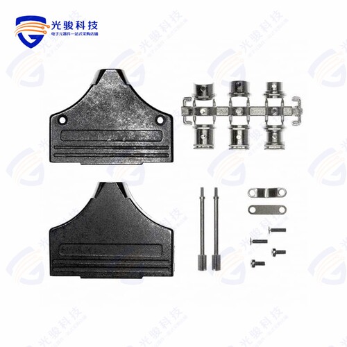 952-037-030R121《CONN BACKSHELL 37POS 180DEG SHLD》