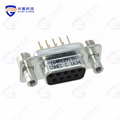 164A12919X《CONN D-SUB RCPT 9POS VERT SLDR》