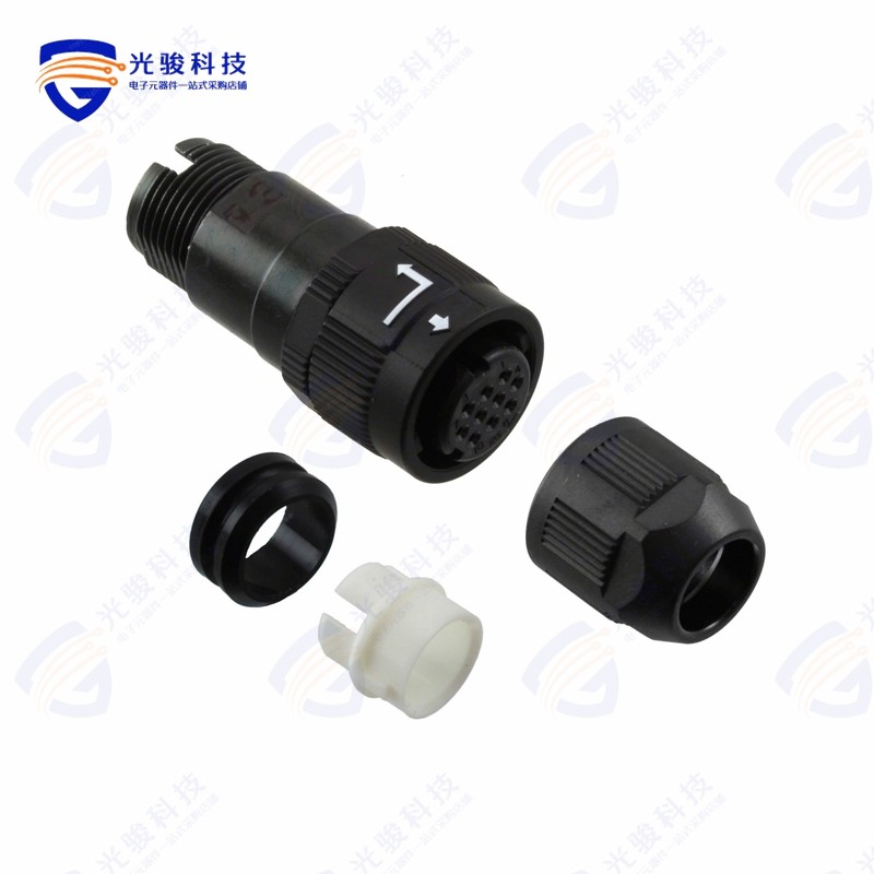 HR34B-12WPK-10S《CONN PLUG FMALE 10P SOLDER CUP》