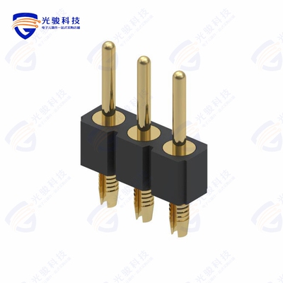 800-10-003-61-001000《CONN HEADER VERT 3POS 2.54MM》