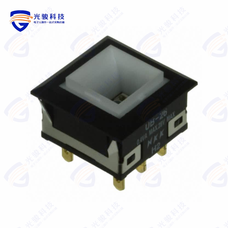UB26KKG016G 《SWITCH PUSH DPDT 0.4VA 28V》