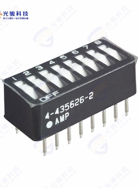 9-435626-2 《SWITCH ROCKER DIP SPST 25MA 24V》