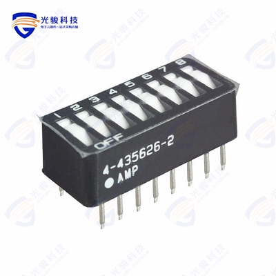 9-435626-2 《SWITCH ROCKER DIP SPST 25MA 24V》