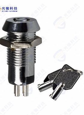 KO103A701 《SWITCH KEYLOCK 2POS SPST 1A 125V》