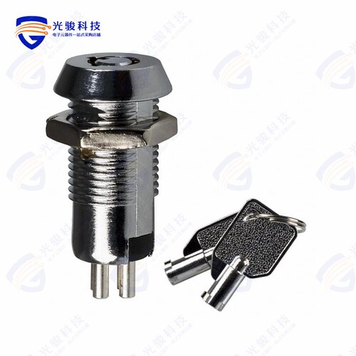 KO103A701 《SWITCH KEYLOCK 2POS SPST 1A 125V》