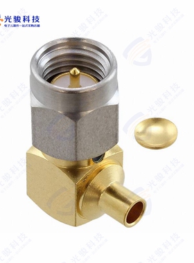 1051114-1《CONN SMA PLUG R/A 50 OHM SOLDER》