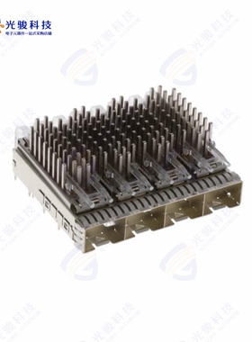 2198233-4《CONN SFP+ CAGE 1X4 W/HSINK R/A》