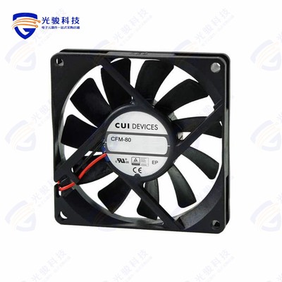 CFM-8025V-126-280-20《FAN AXIAL 80X25MM 12VDC WIRE》