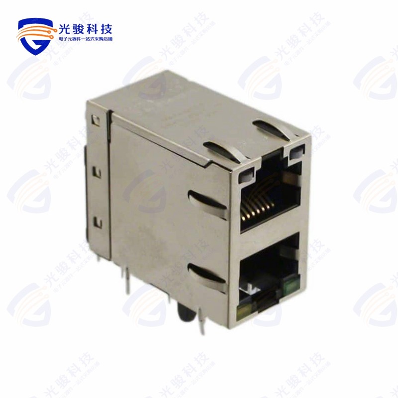 0845-2D1T-E4《CONN JACK 2PORT 1000 BASE-T PCB》