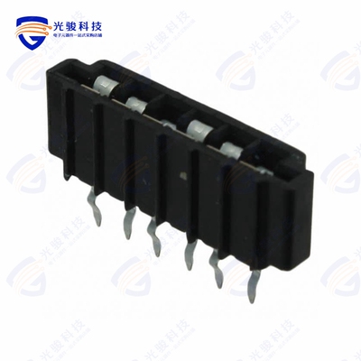5-520315-6《CONN FFC VERT 6POS 2.54MM PCB》