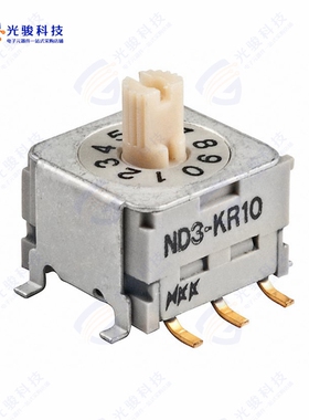 ND3KR10B 《SWITCH ROTARY DIP BCD 100MA 5V》