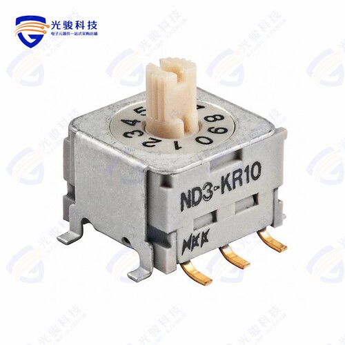 ND3KR10B 《SWITCH ROTARY DIP BCD 100MA 5V》