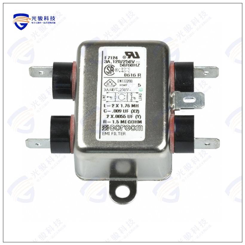 3VB1 滤波器LINE FILTER 250VAC 3A CHASS MNT