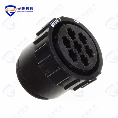 206136-1《CONN PLG HSG FMALE 7POS INLINE》