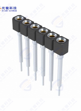 316-93-106-41-008000《CONN SOCKET 6POS 0.1 GOLD PCB》